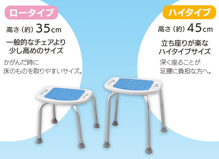 ロータイプ、ハイタイプ