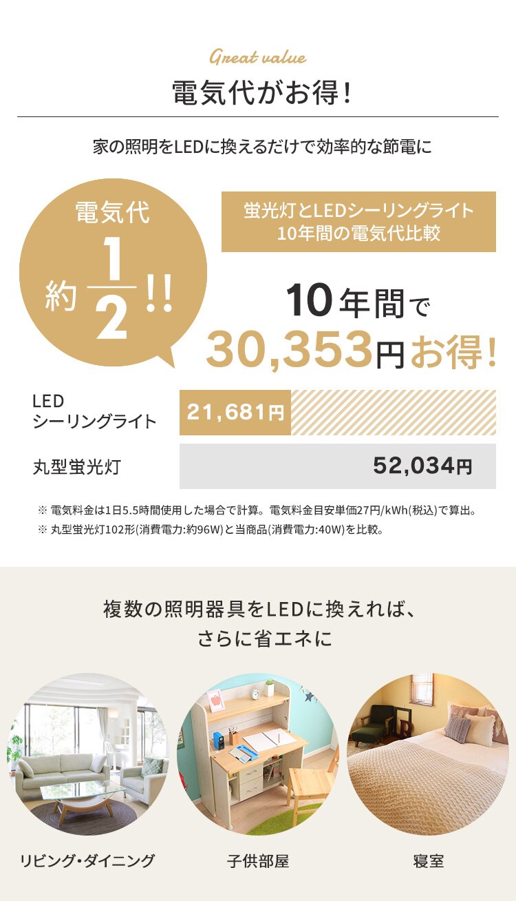 LED シーリングライト 8畳 調光 調色 工具・工事不要 リモコン付き 1年保証 ACL-8DLUR【前払い不可】【代引き不可】【同梱不可】9