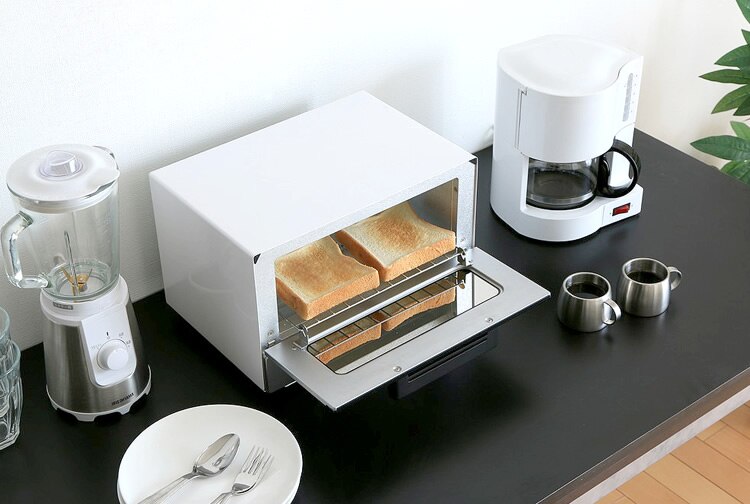 ミラーオーブントースター 横型