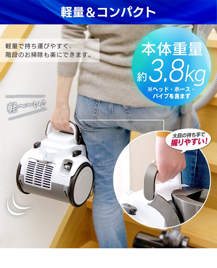 軽量コンパクト