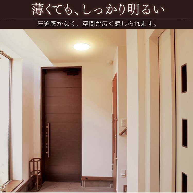 【2個セット】シーリングライト LED 小型 薄型 2000lm 昼光色 玄関 廊下 キッチン 洗面所 クローゼット 照明 SCL20D-UU2