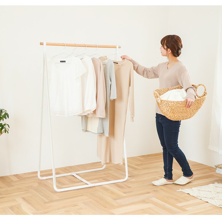 ハンガーラック 物干し 室内用 ハイタイプ NRMH-950B【B】3