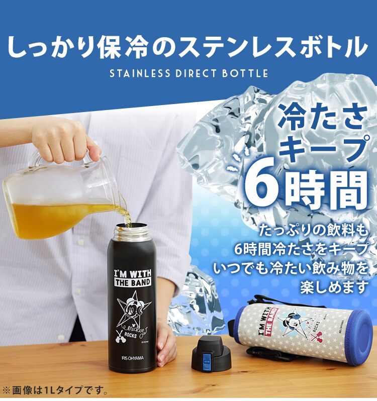 ステンレスケータイボトルダイレクトボトル DB-600D ミッキー9