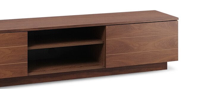 【時間帯指定不可】ボックステレビ台 180cm BTS-SD180U-WN ウォールナット【代引き不可】7