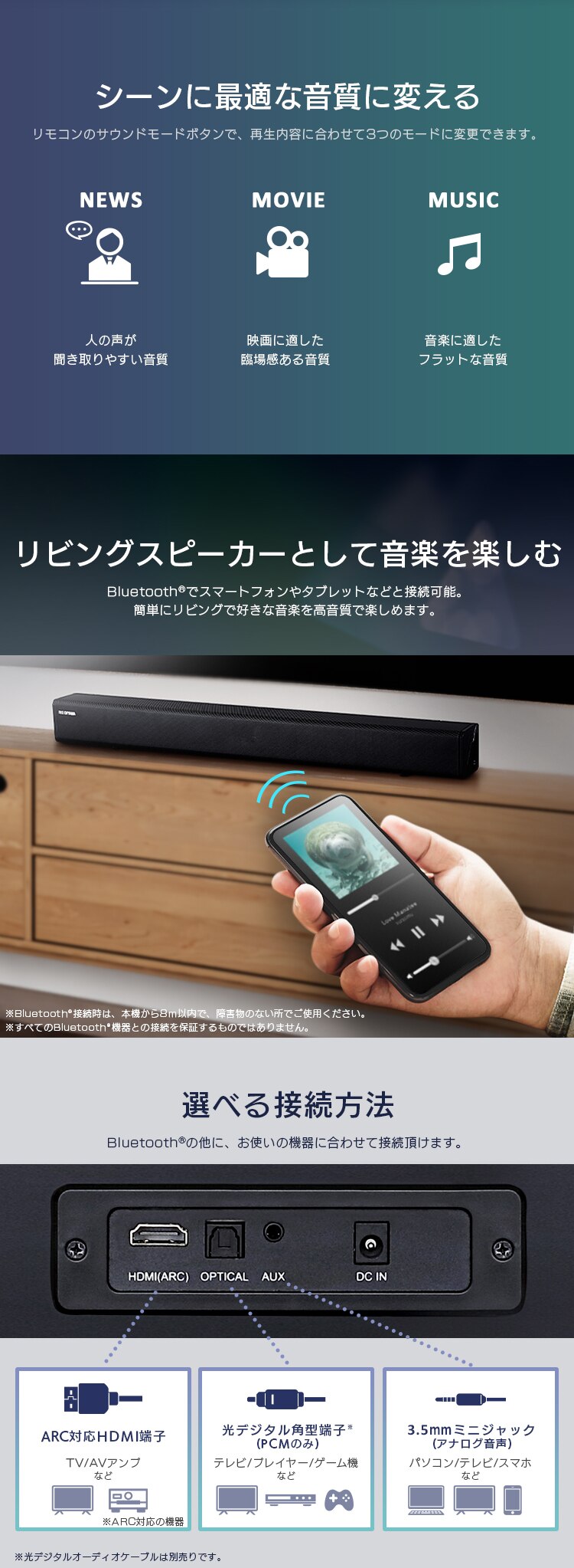 サウンドスピーカー IHT-S101 ブラック3