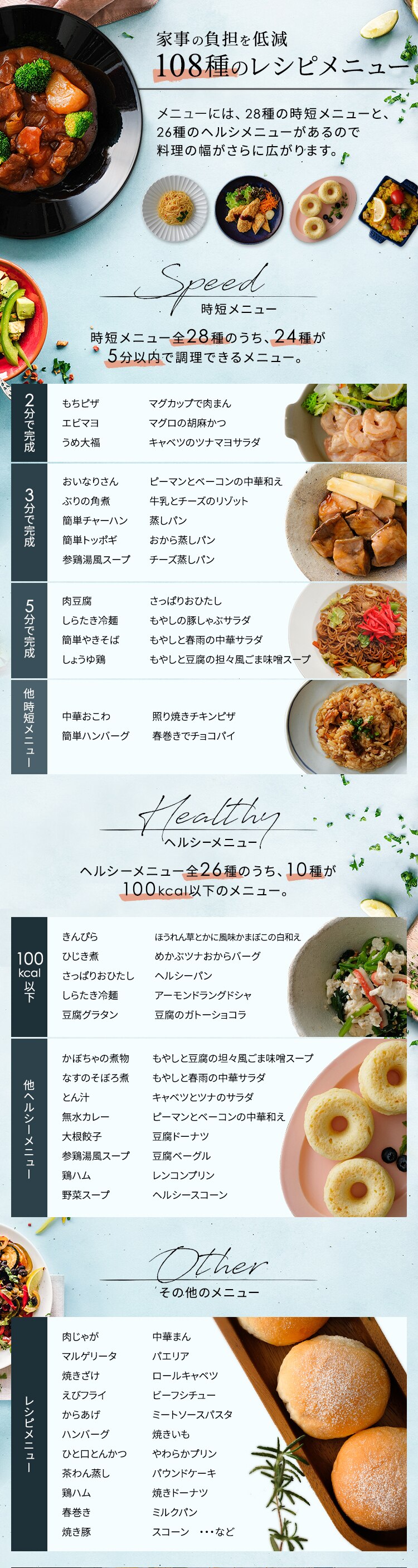 スチームオーブンレンジ 30L タンク式 MS-F3002-B ノンフライ調理 コンベクション機能 ヘルシーメニュー 26種類 時短ブースト 【代引き不可】7