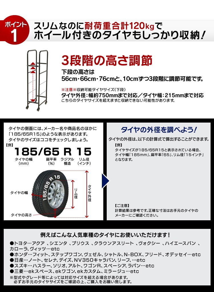 耐荷重120kg