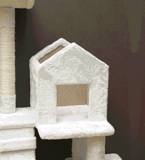 キャットタワー 据え置き ベージュ ZJS-11024N-1 3