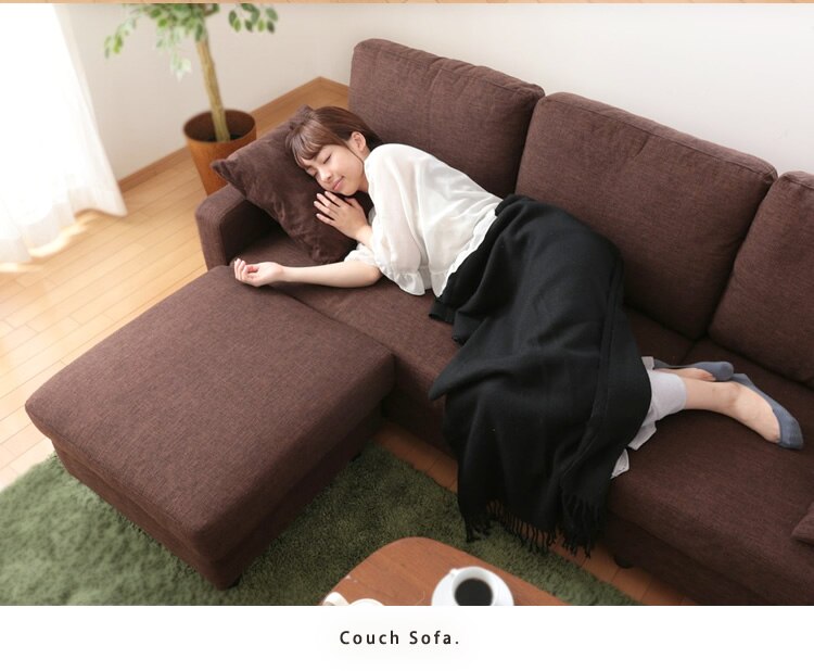 ポケットコイルカウチソファ