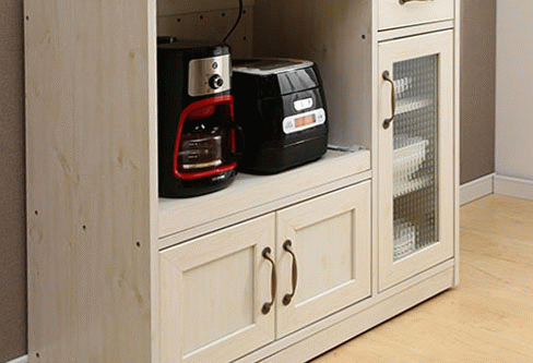 不二貿易 キッチンカウンター 120幅WH 97444 ホワイト 6