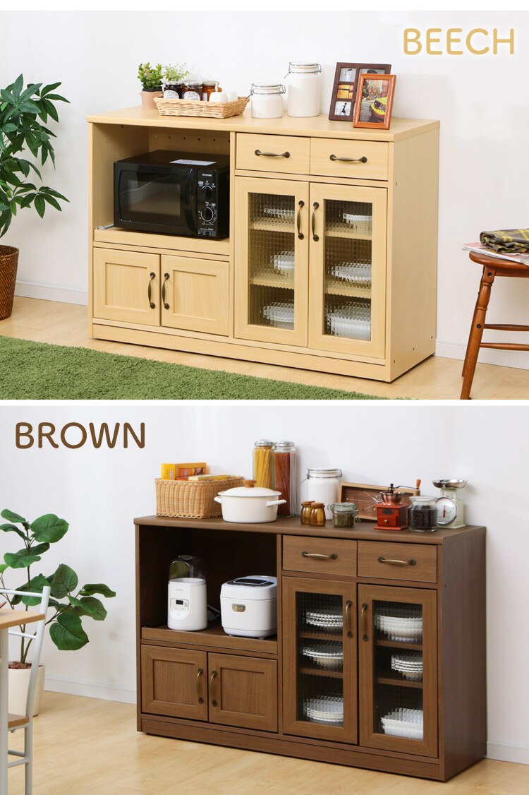 不二貿易 キッチンカウンター 120幅WH 97444 ホワイト 10