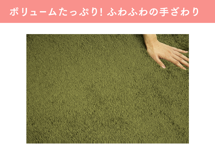 防ダニ加工　洗える マイクロファイバー シャギーラグ 200&times;200 57074206 ブラウン3