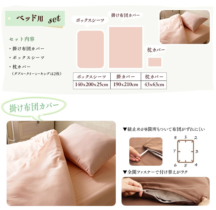 ベッド用セット