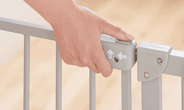 ≪20％OFFクーポン発行中≫ペットゲート 拡張フレーム付き 1270207158 グレージュ幅70〜91cm5