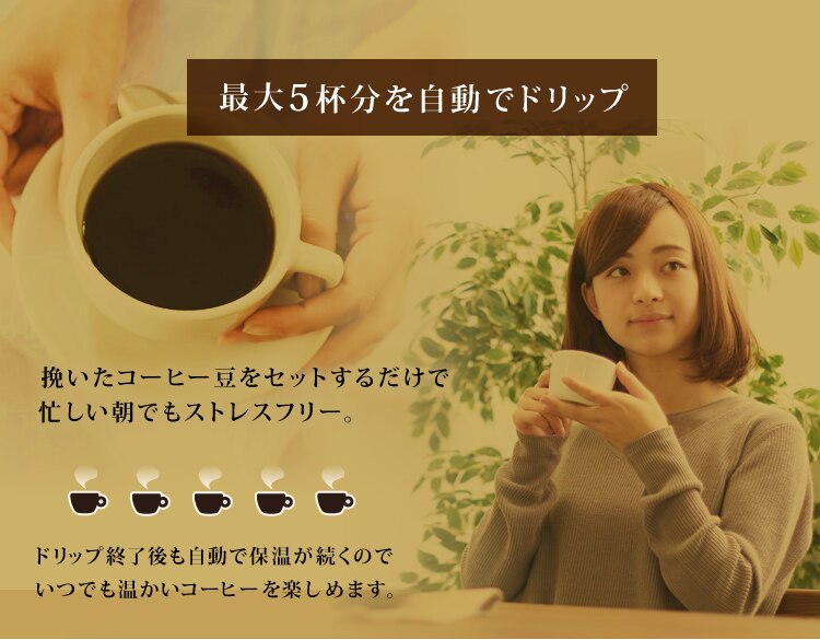 コーヒーメーカー 650ml ドリップ式 CMK-650P-B ブラック【前払い不可】【代引き不可】【同梱不可】1