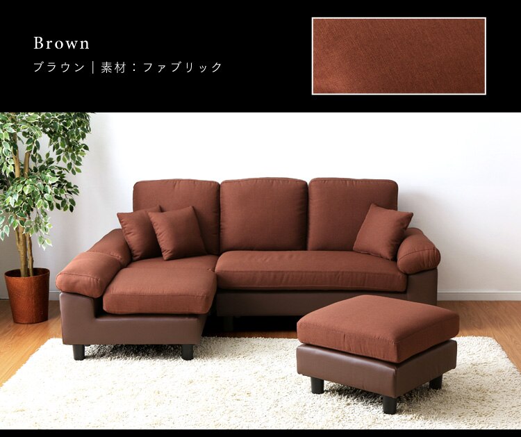 ポケットコイルカウチソファ PUレザーブラック23