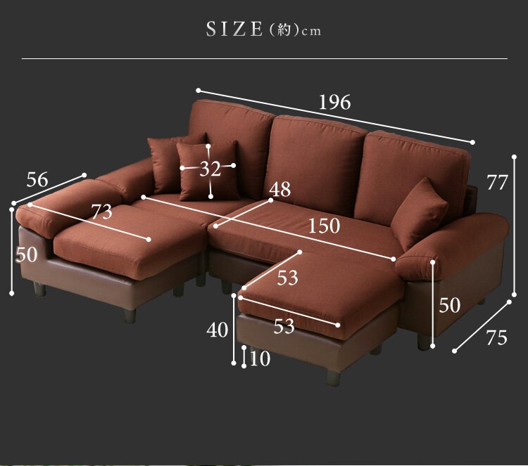 ポケットコイルカウチソファ PUレザーブラック27