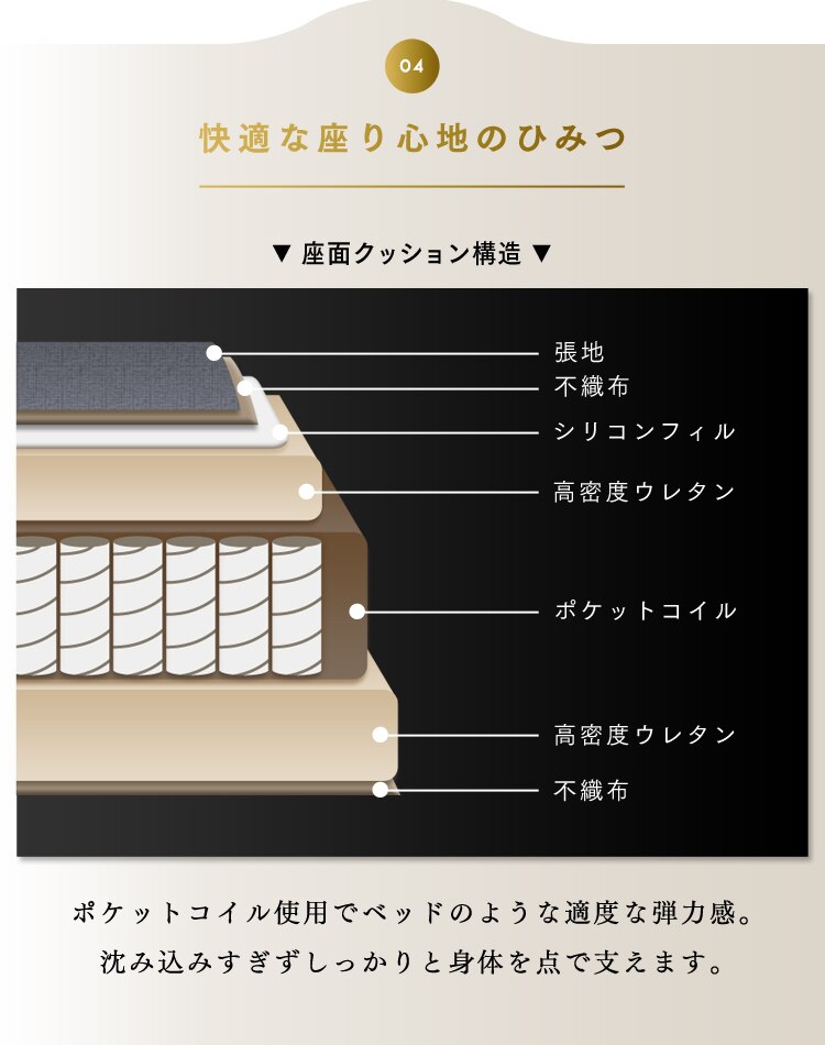 ヘッドレスト付ポケットコイルカウチソファ 41931 ブラウン【前払い不可】【代引き不可】【同梱不可】16