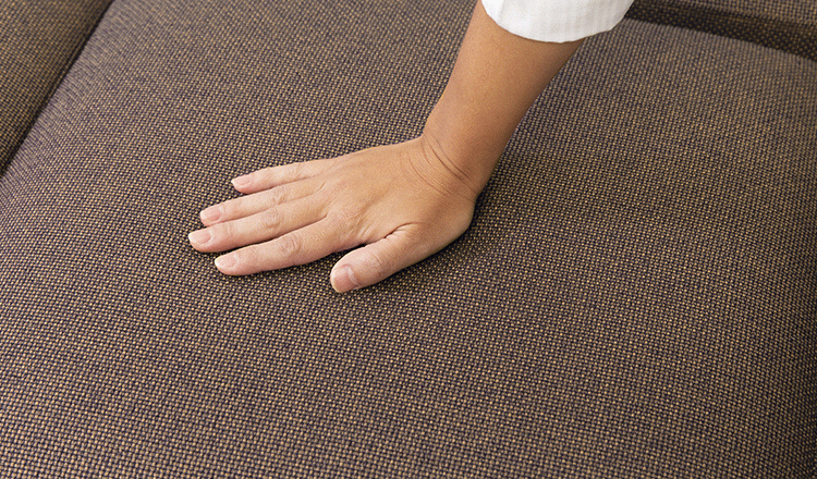 ヘッドレスト付ポケットコイルカウチソファ 41931 ブラウン【前払い不可】【代引き不可】【同梱不可】17