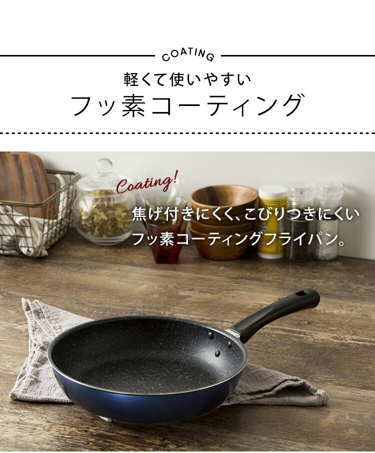 フライパン 20cm IH ガス火 FPM-20 レッド 4