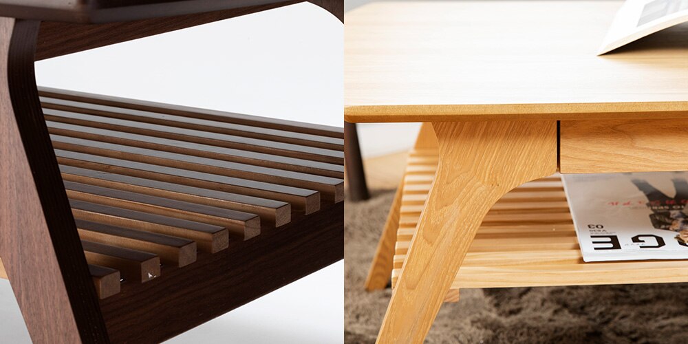 リビングテーブル 引出付き DLT-1200 ブラウン 17