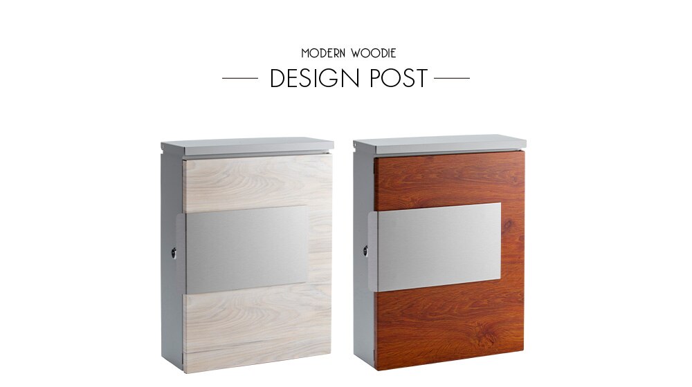  木目調ポスト PPMP-31R 右開き/ナチュラル2