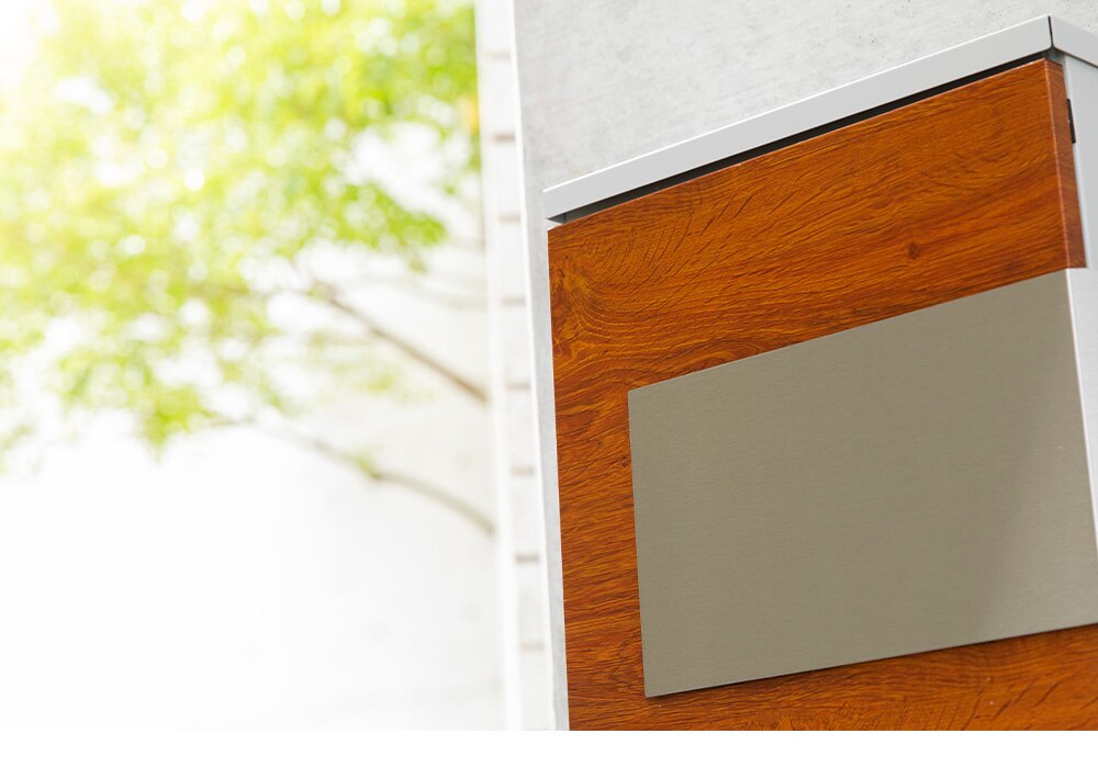  木目調ポスト PPMP-31R 右開き/ナチュラル8