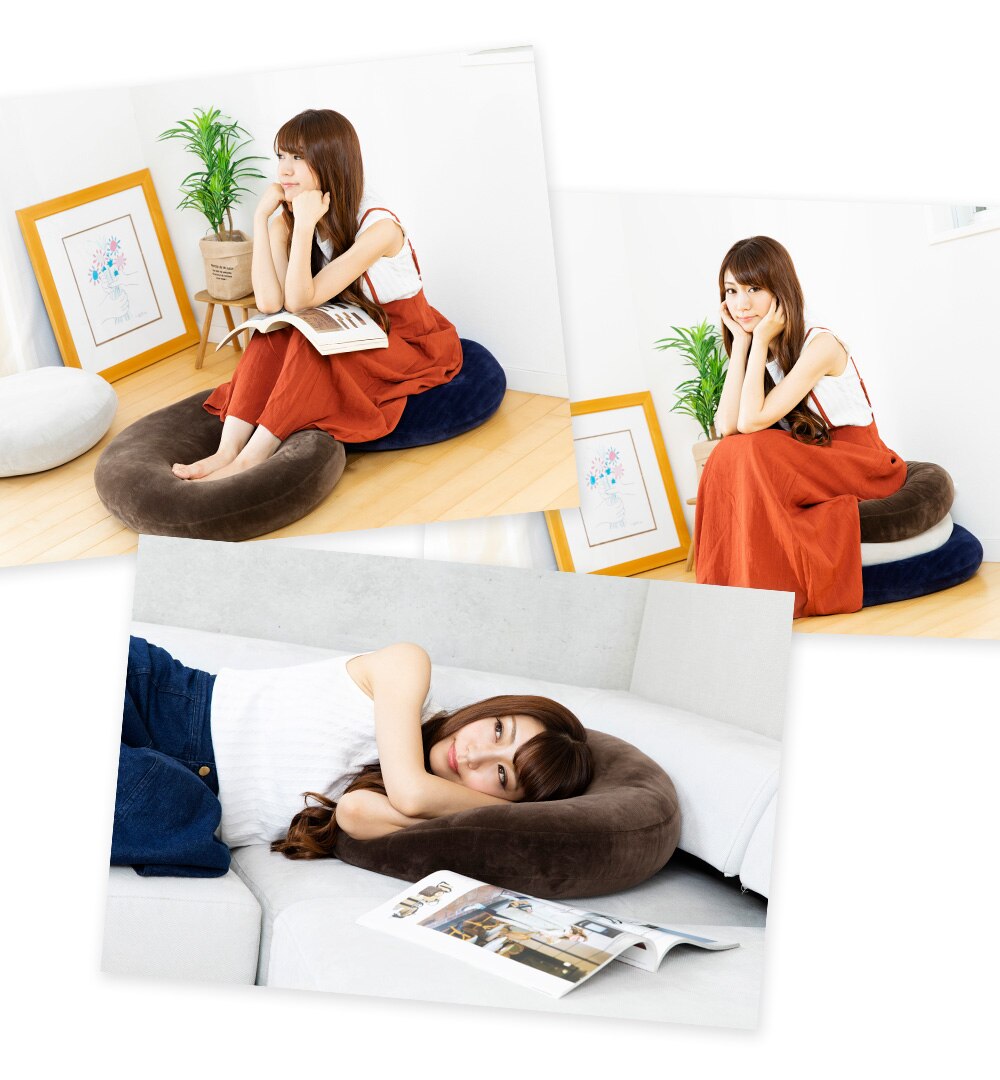 もちもちクッション60&times;60 MOCHI60R ライトグレー 11