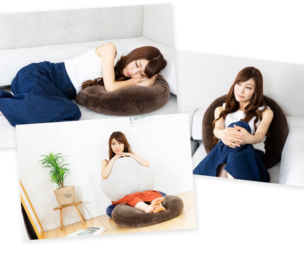 もちもちクッション60&times;60 MOCHI60R ライトグレー 22