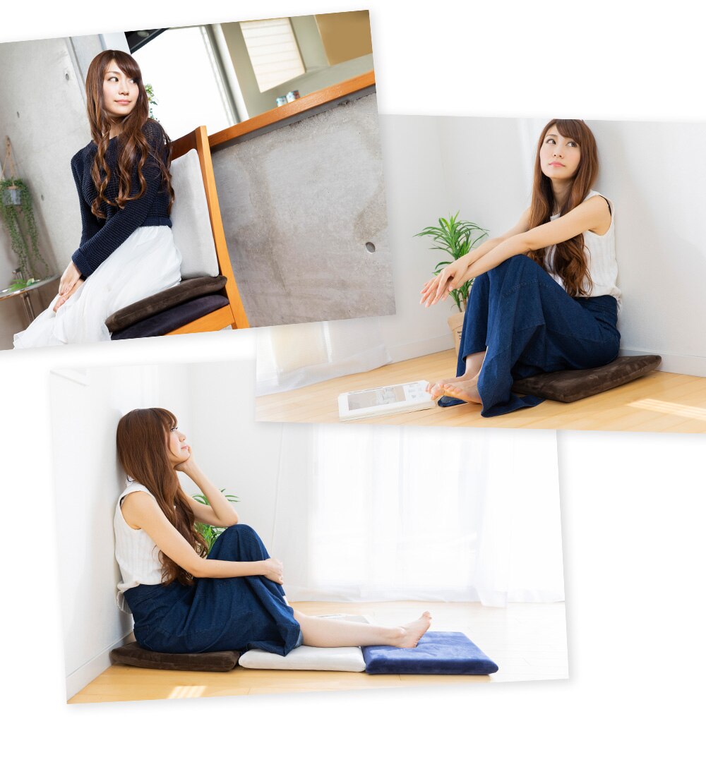 低反発シートクッション40&times;40 TSK-40R ブラウン 21