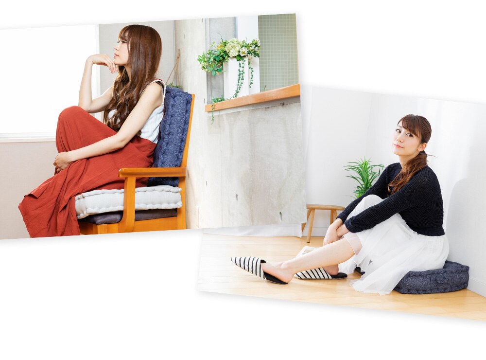 マチ付きフロアクッション45&times;45 MHK-45 ネイビー 20