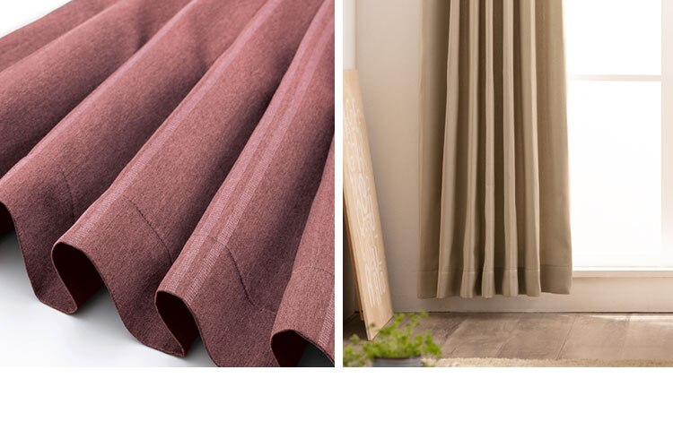 【レースカーテンセット】カーテン 4枚組 2級遮光 遮熱 幅100cm&times;丈135cm ブラウン 【前払い不可】【代引き不可】【同梱不可】17