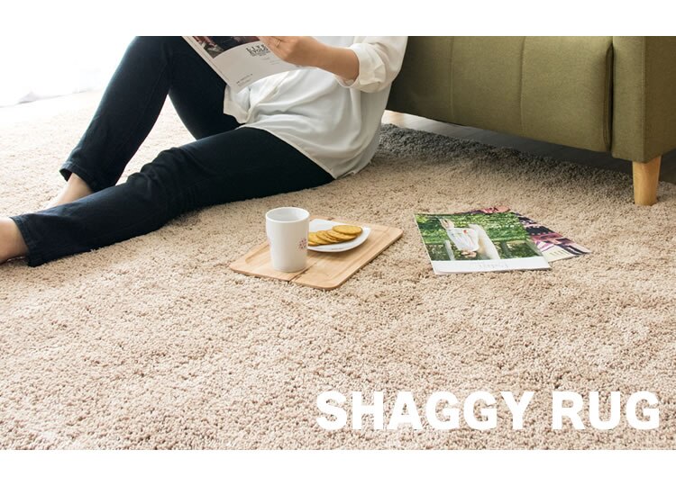 ホットカーペット+シャギーラグ 130&times;190cmSYGR-S-1390 ブラウン14