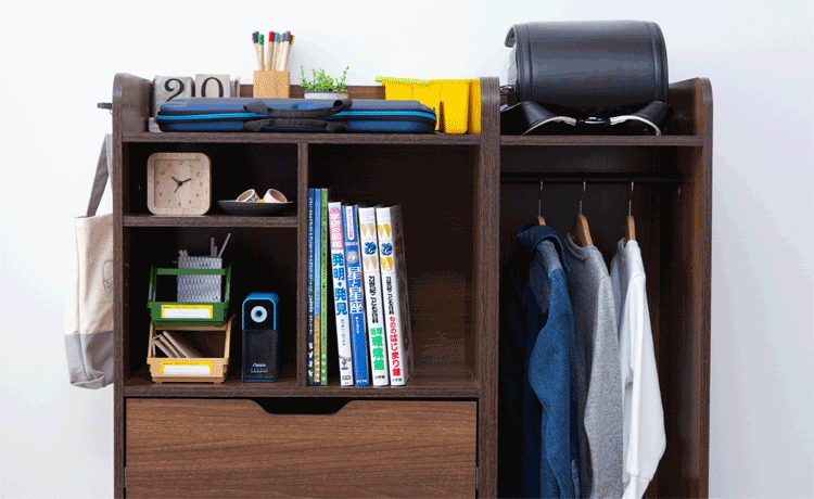 ランドセルラック RCSR-6040 オーク19