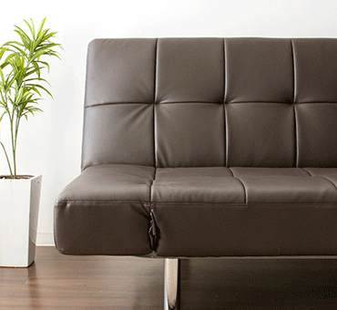 リクライニングソファベッド RSBP-1810 ブラック_レザー【代引き不可】8