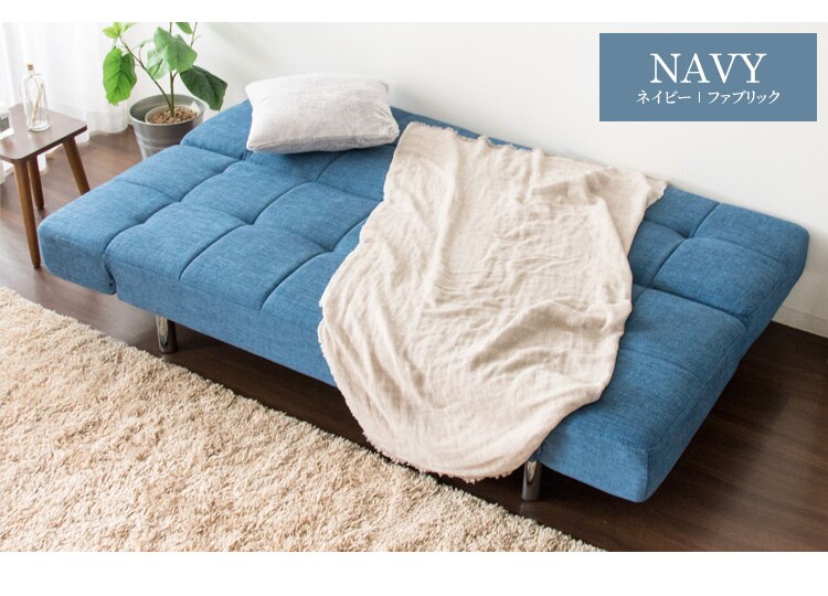 リクライニングソファベッド RSBP-1810 ブラック_レザー【代引き不可】21