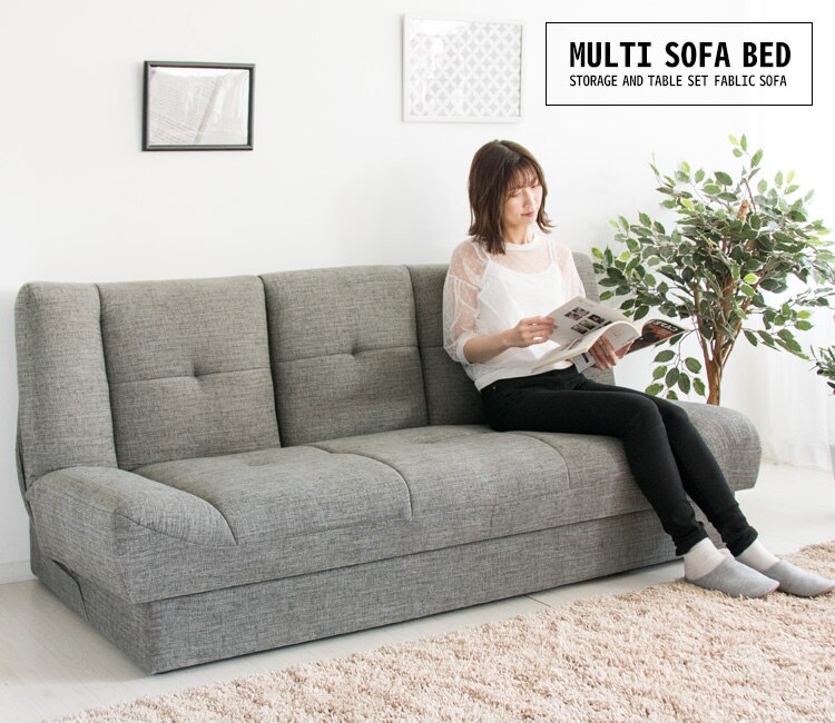 マルチソファベッド MSBI-1885 ダークブラウン【代引き不可】0