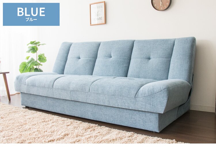 マルチソファベッド MSBI-1885 ダークブラウン【代引き不可】15