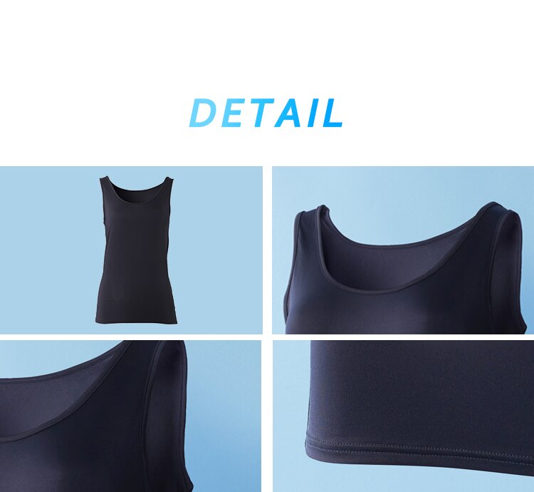 【メール便】レディース ドライインナー タンクトップ LDTU-M ブラックM【代引き不可】3