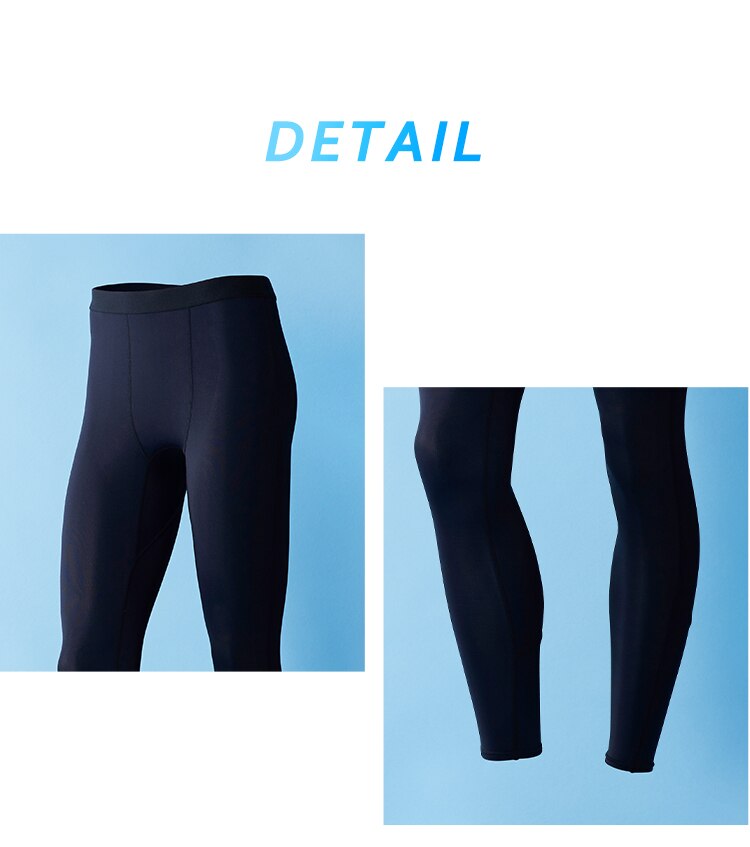 【メール便】メンズ スポーツタイツ ブラック MST-M M【代引き不可】3