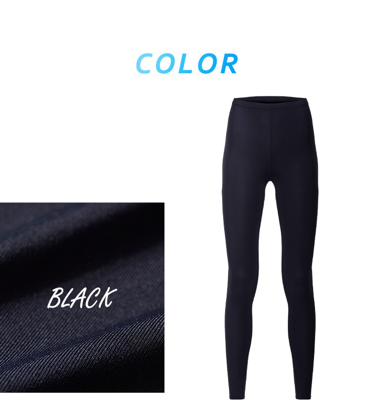 【メール便】レディース スポーツタイツ ブラック LST-M M【代引き不可】5