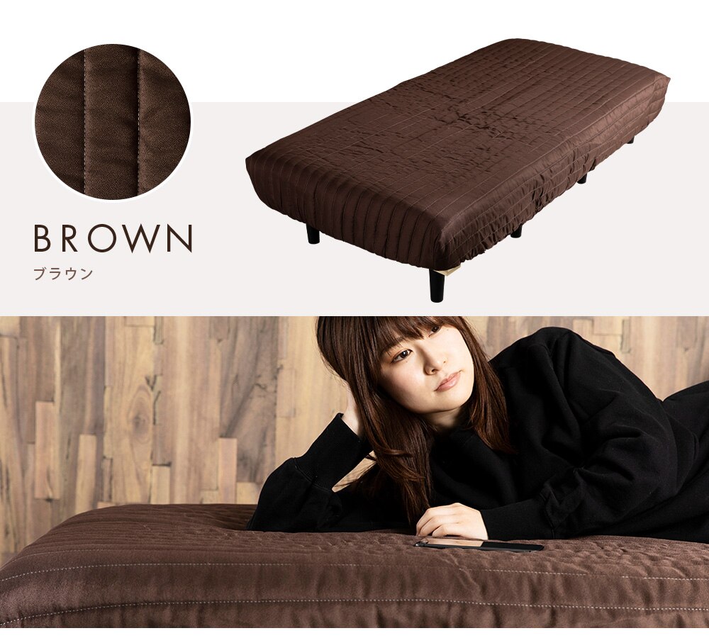 脚付きマットレスカバー シングル AATMC-S グレー【前払い不可】【代引き不可】【同梱不可】18