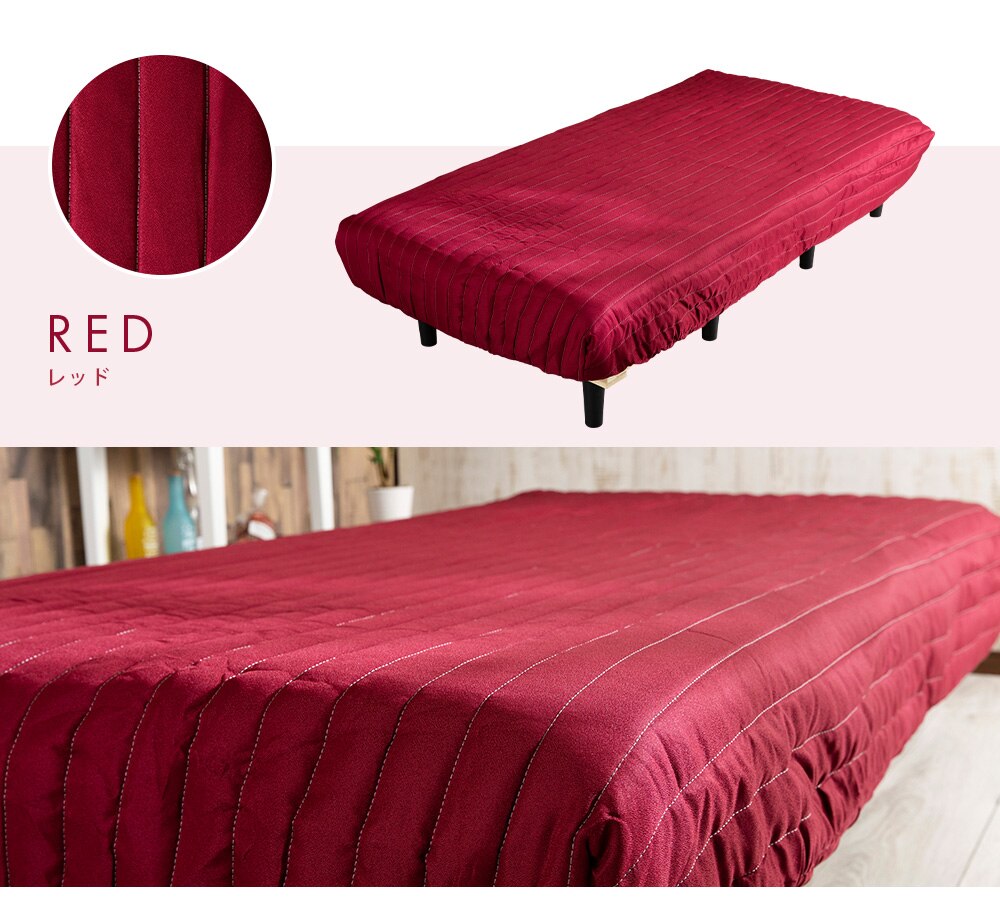 脚付きマットレスカバー シングル AATMC-S グレー【前払い不可】【代引き不可】【同梱不可】21