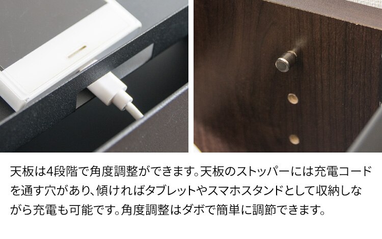 ケーブル収納ボックス CABX-500 ナチュラル4