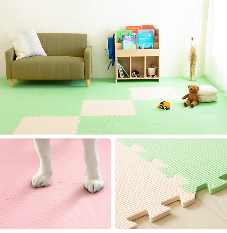 PEジョイントマット(60&times;60&times;2) 16セット(64枚) PEJTM-602 イエロー4