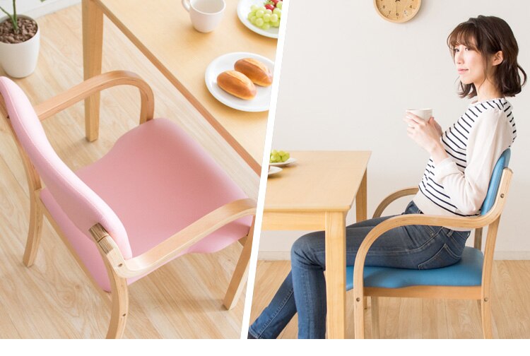 スタッキングチェア STKC-795 ピンク  2