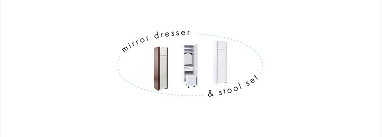 姿見ドレッサー DSRA-4037 ウォルナット【前払い不可】【代引き不可】【同梱不可】12