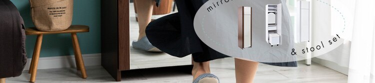 姿見ドレッサー DSRA-4037 ウォルナット【前払い不可】【代引き不可】【同梱不可】25