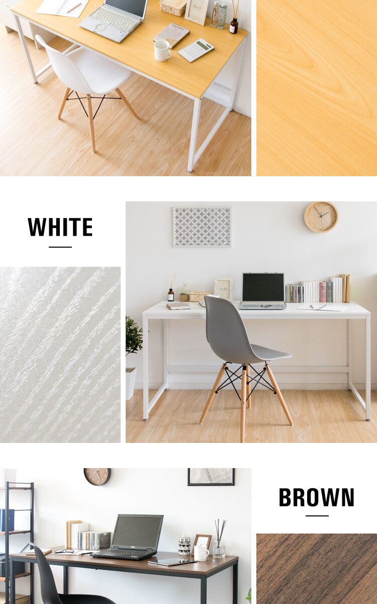 PCデスク/パソコンデスク PCDES-140 ブラウン7