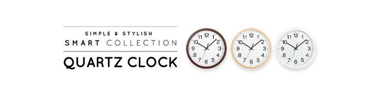 壁掛け時計 PWCR-30-M ナチュラル10